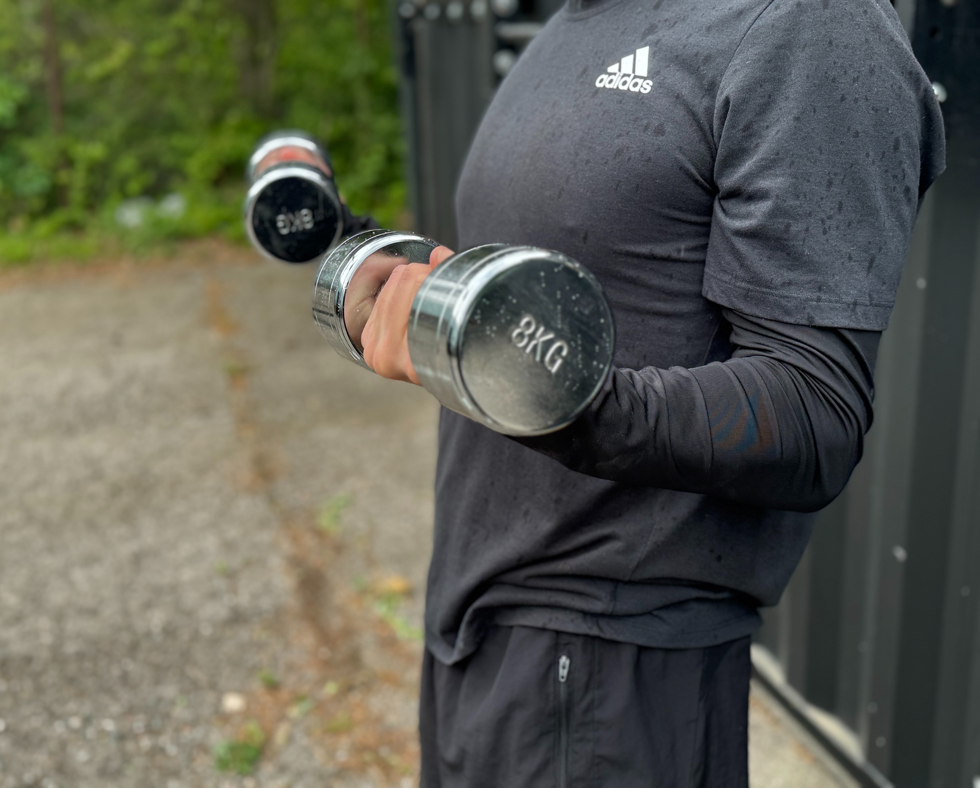 TITAN LIFE PRO Chrome Dumbbell 8 kg